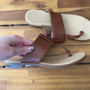Timberland Brown Leather Sandals Strappy